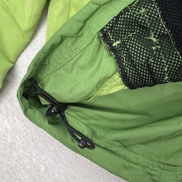 BROOKS Running Jacket Womens L Green Vented Windbreaker Full Zip Pockets - Picture 6 of 15